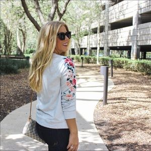 Floral Lightweight Sweater